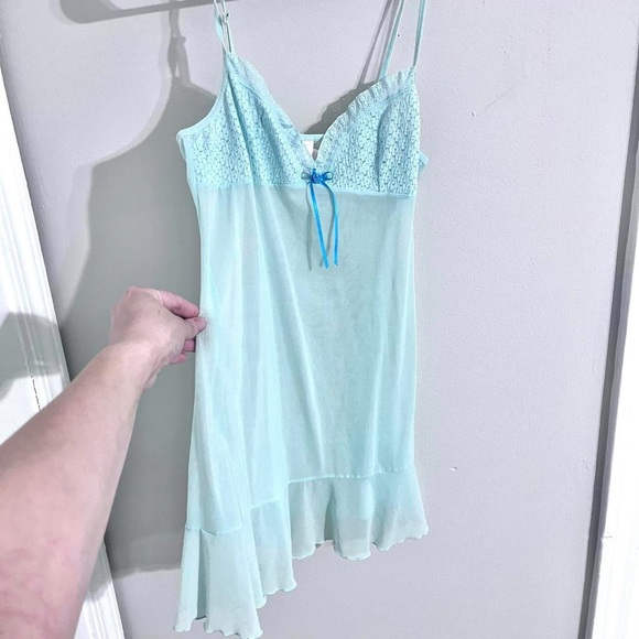 Victoria’s Secret - Light Blue Sheer Tank Top/Intimate Sleepwear - Picture 2 of 6